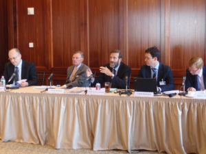 The Group on Economic Policy Forum was hosted by ICC Chairman Terry McGraw and led by Guillermo de la Dehesa, GEP co-chairman and former Spanish Secretary of State of Economy and Finance